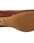 Elegant Patent Leather Heels Pumps