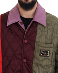 Elegant Quilted Multicolor Jacket