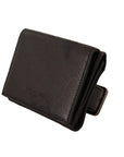 Elegant Black Leather Trifold Multi Kit