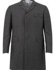 Exquisite Slim Fit Grey Chesterfield Overcoat