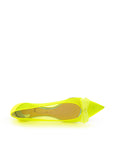 Vibrant Fluo Mesh Pointed Ballerinas