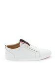 Elegant White Leather Sneakers