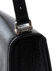 Elegant Black Mini Leather Shoulder Bag