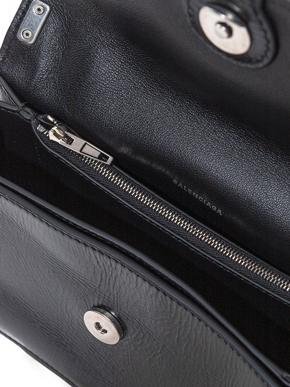 Elegant Black Mini Leather Shoulder Bag