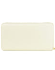 Elegant White Calfskin Leather Wallet