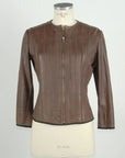 Sleek Slim-Fit Leather Jacket