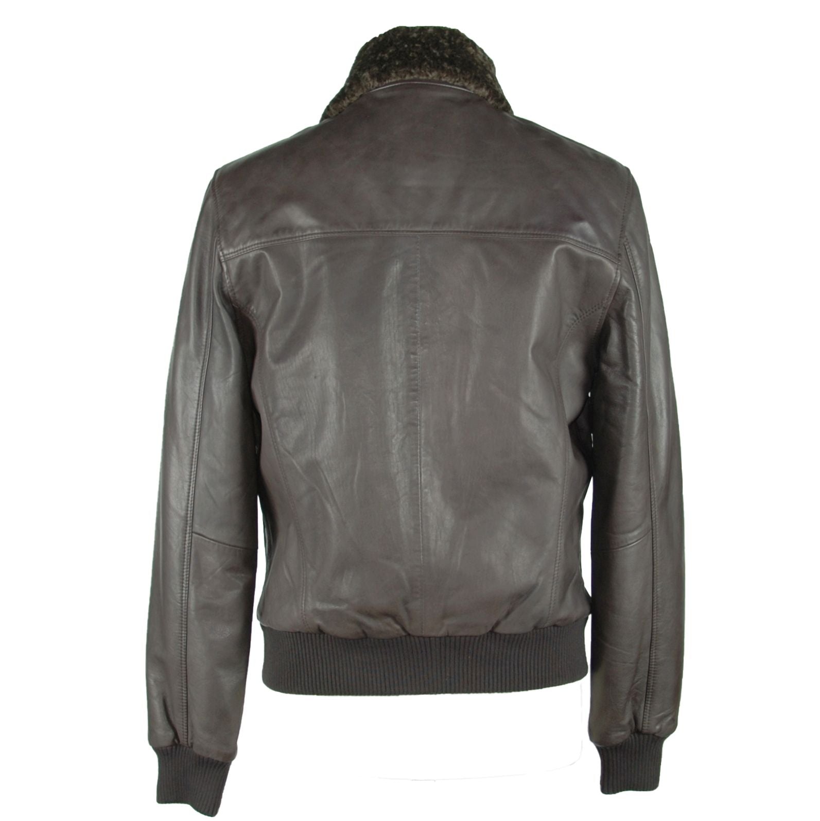 Exquisite Brown Leather Jacket