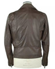 Refined Brown Leather Jacket