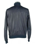 Sapphire Leather Elegance Jacket