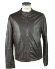 Emilio Romanelli Elegant Leather Jacket