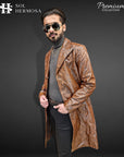 Apollo Men's Real Leather Coat