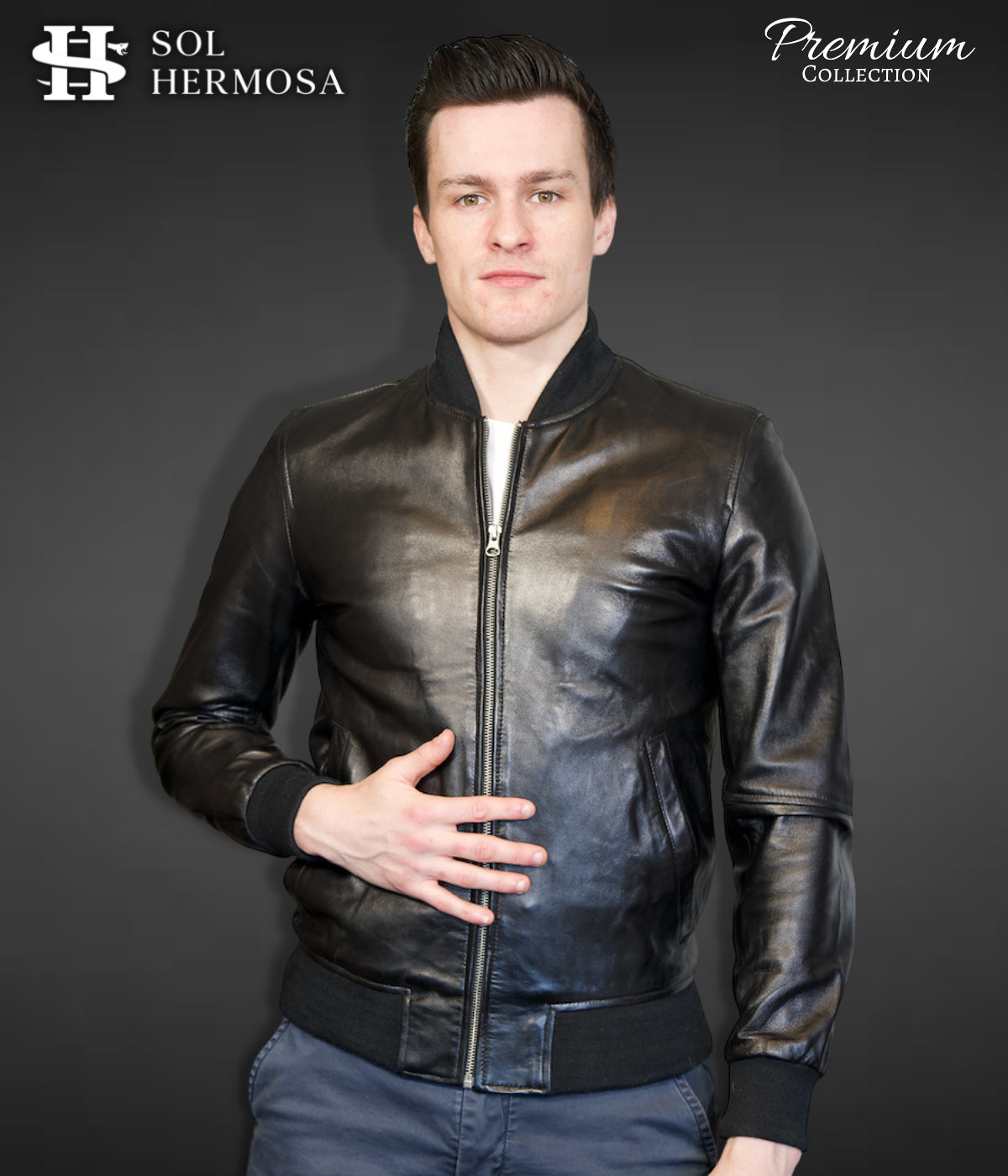 Antony Men&#39;s Real Leather Jacket
