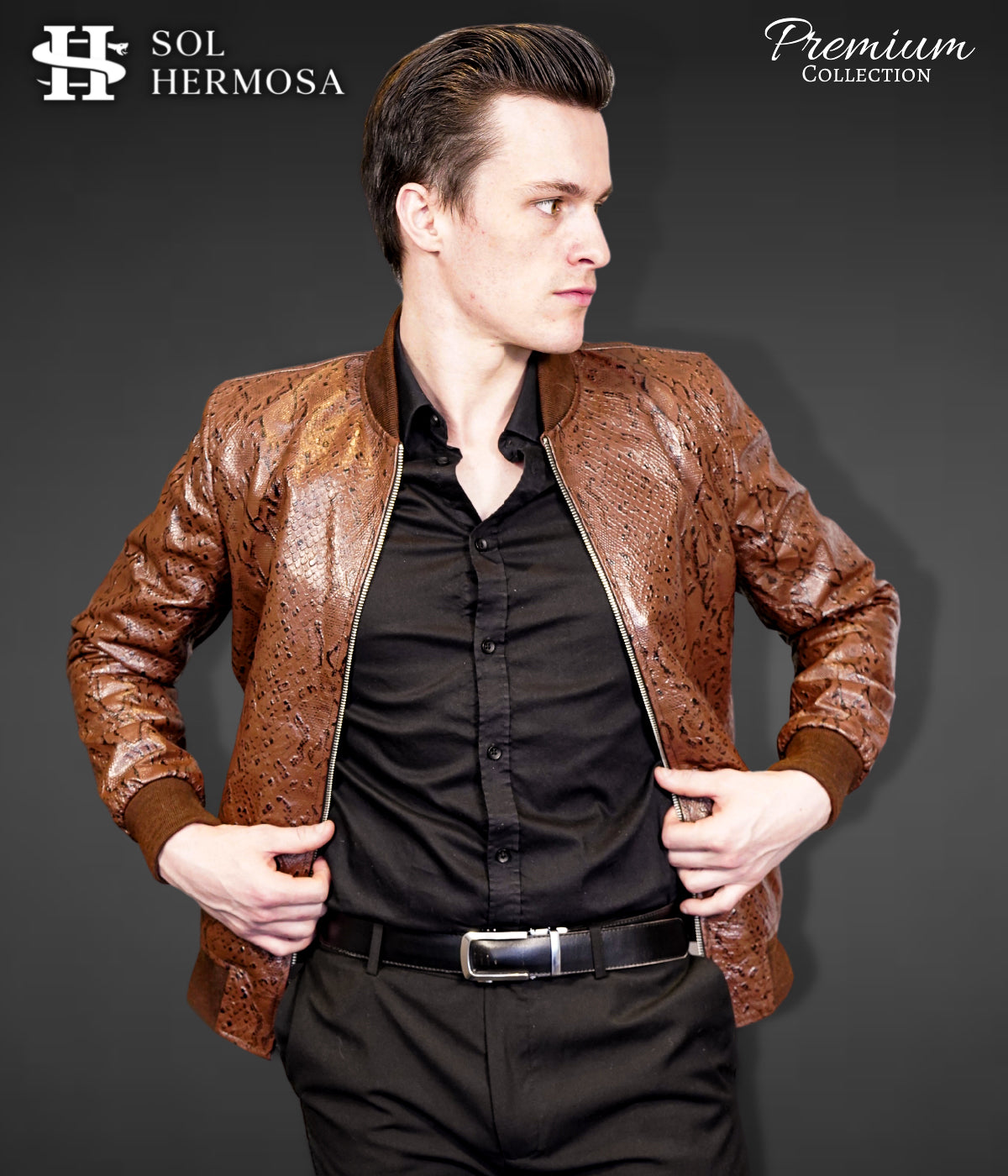 Antony Men&#39;s Real Leather Jacket